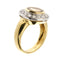 Bague 61 Bague - Citrine et diamants en or jaune et or blanc 18 ct 58 Facettes 30269