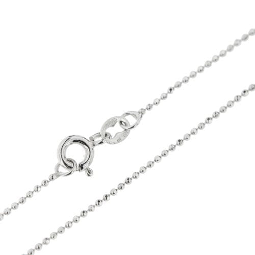 Collier Collier avec pendentif couronne en or blanc 18 ct et diamants 58 Facettes 29948