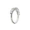 Bague Bague rivière en or blanc 18 ct avec diamants 1,76 ct 58 Facettes 22213