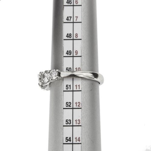 Bague Bague rivière en or blanc 18 ct avec diamants 1,76 ct 58 Facettes 22213