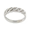 Bague Donna Oro - Bague rivière en or blanc 18 ct avec diamants 0,35 ct 58 Facettes 26266