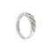 Bague Donna Oro - Bague rivière en or blanc 18 ct avec diamants 0,35 ct 58 Facettes 26266