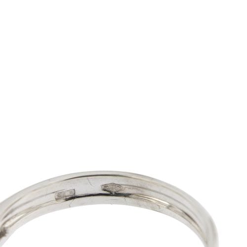 Bague Donna Oro - Bague rivière en or blanc 18 ct avec diamants 0,35 ct 58 Facettes 26266