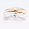 54 Bague italienne en or rose et or blanc 18 carats 58 Facettes A1514