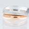 54 Bague italienne en or rose et or blanc 18 carats 58 Facettes A1514