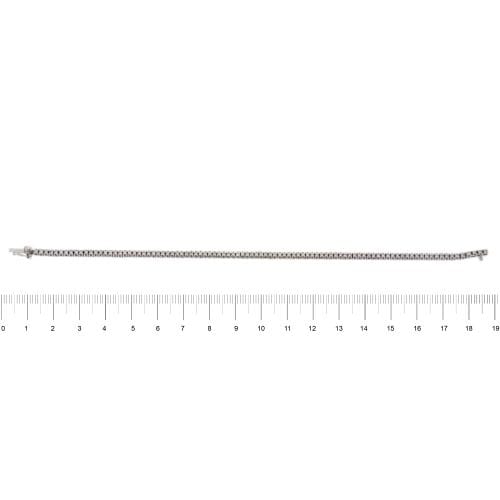 Bracelet Bracelet tennis - 274 diamants 2,74 ct en or blanc 18 ct 58 Facettes 30427