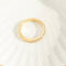 60 Bague demi-mémoire vintage en or jaune 585 et diamants 58 Facettes HJ062644
