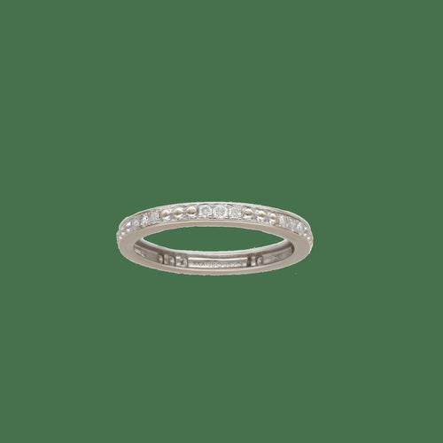 56 Mauboussin - Alliance en or gris 18k et diamants 58 Facettes FB11861