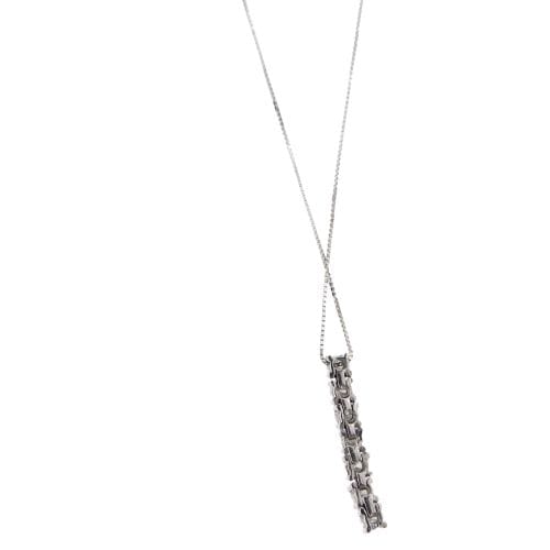 Collier Collier avec pendentif en or blanc 18 ct et diamants 58 Facettes 25102
