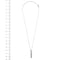 Collier Collier avec pendentif en or blanc 18 ct et diamants 58 Facettes 25102
