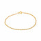 Bracelet maille forçat double torsadée en or jaune 58 Facettes 5780602CN