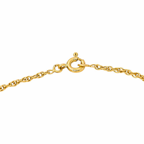 Bracelet maille forçat double torsadée en or jaune 58 Facettes 5780602CN