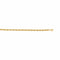 Bracelet maille forçat double torsadée en or jaune 58 Facettes 5780602CN