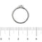 Bague Donna Oro - Bague solitaire en or blanc avec diamant 0,07 ct 58 Facettes 20895