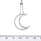 Collier Collier - Pendentif lune en or blanc 18 ct et diamants 58 Facettes 13249