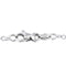 Collier Collier - Pendentif lune en or blanc 18 ct et diamants 58 Facettes 13249