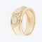56 Bague vintage en or jaune 18 carats et diamants 58 Facettes A1575