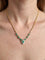 Parure - Collier, bague et boucles d'oreilles en or 18 ct et émeraudes 58 Facettes CV-116