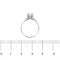 Bague Bague solitaire - diamant taille brillant 0,78 ct en or blanc 18 ct 58 Facettes 19161