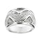 Bague 53 Bague jonc en or blanc 18 carats avec diamants 58 Facettes 6738
