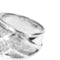 Bague 53 Bague jonc en or blanc 18 carats avec diamants 58 Facettes 6738