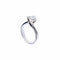 Bague 57 Bague solitaire - Diamant 1,20 ct en or blanc 18 ct 58 Facettes 12503