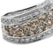 Boucles d'oreilles Boucles d’oreilles à lobe en or blanc 18 ct avec diamants 58 Facettes 13036