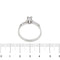 Bague 54 Bague - diamants 0,68 ct en or blanc 18 kt 58 Facettes 1608