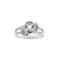Bague Bague - Aigue-marine et diamants en or blanc 18 ct 58 Facettes 21456