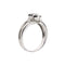 Bague Bague - Aigue-marine et diamants en or blanc 18 ct 58 Facettes 21456