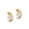 Boucles d'oreilles Boucles d’oreilles puces - Diamants taille brillant en or blanc et or jaune 18 kt 58 Facettes 22616