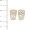 Boucles d'oreilles Boucles d’oreilles puces - Diamants taille brillant en or blanc et or jaune 18 kt 58 Facettes 22616