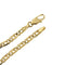 Bracelet Bracelet homme maille œil de tigre en or jaune 18 ct avec plaque 58 Facettes 25474