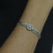 Bracelet Bracelet vintage en or blanc 14 ct et diamants 0,89 ct 58 Facettes 34760