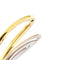 Collier Collier - Chaîne maille rolo en or 18 ct avec pendentif ovale bicolore 58 Facettes 23921