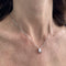 Collier Collier point de lumière - Diamant 0,45 ct en or blanc 18 ct 58 Facettes 11146