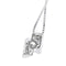 Collier Collier point de lumière - Diamant 0,45 ct en or blanc 18 ct 58 Facettes 11146