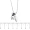 Collier Collier point de lumière - Diamant 0,45 ct en or blanc 18 ct 58 Facettes 11146