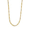 Collier Collier homme - Chaîne maille œil de tigre en or jaune et blanc 18 ct 58 Facettes 29660