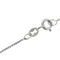 Collier Collier point lumineux avec diamant 0,50 ct en or blanc 18 ct 58 Facettes 22378