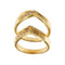 Bague 54 Bague double en V en or jaune 18 ct et diamants 58 Facettes 32483
