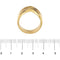 Bague 54 Bague double en V en or jaune 18 ct et diamants 58 Facettes 32483