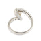 Bague Nimei - Bague contrariée en or jaune 18 kt avec perle et diamants 58 Facettes 27203