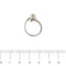 Bague Nimei - Bague contrariée en or jaune 18 kt avec perle et diamants 58 Facettes 27203