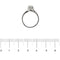Bague 56 Bague spirale en or blanc 18 ct avec diamants 0,42 ct 58 Facettes 34821