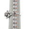 Bague 56 Bague spirale en or blanc 18 ct avec diamants 0,42 ct 58 Facettes 34821