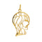 Pendentif Pendentif visage du Christ en or jaune 18 ct 58 Facettes 25618