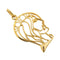 Pendentif Pendentif visage du Christ en or jaune 18 ct 58 Facettes 25618