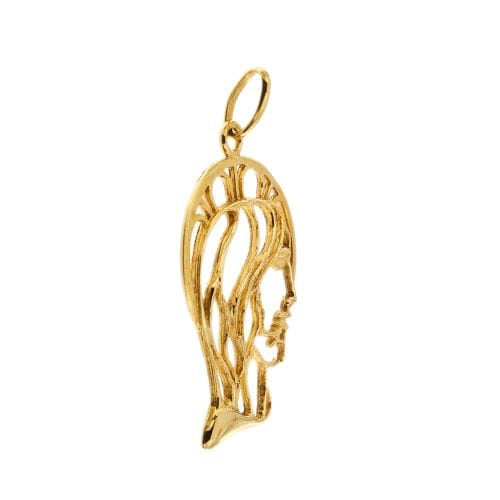 Pendentif Pendentif visage du Christ en or jaune 18 ct 58 Facettes 25618
