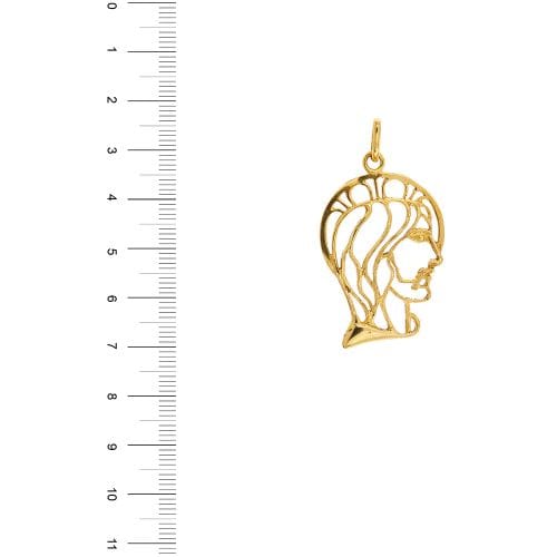 Pendentif Pendentif visage du Christ en or jaune 18 ct 58 Facettes 25618